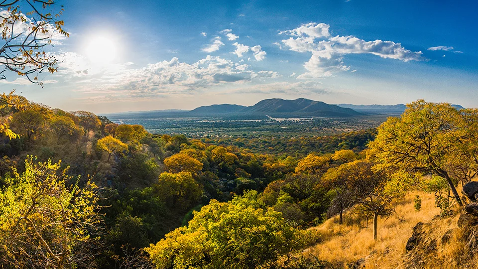 View during mountain hiking at Farm Gabus, Namibia